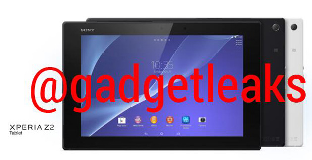 Sony Xperia Tablet Z2 leaked in white