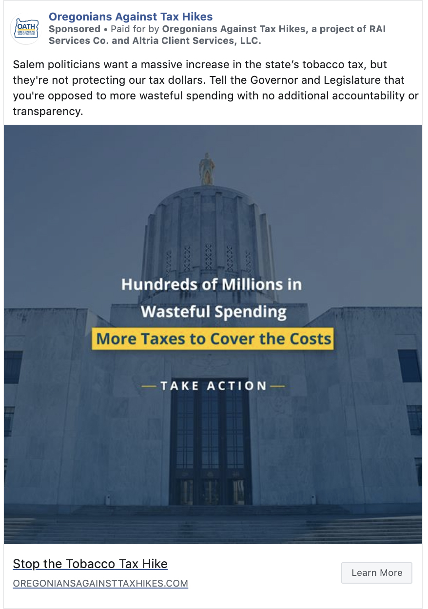 Oregonians against Tax Hikes