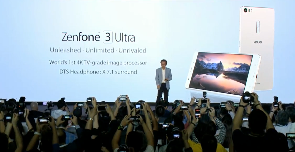 速報 Asus Av機能強化の6 8型ファブレット Zenfone 3 Ultra 発表 デュアルスピーカー搭載 Engadget 日本版