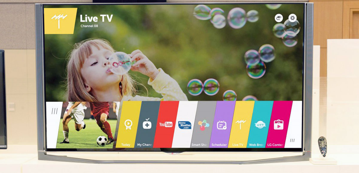 An upgraded LG webOS TV