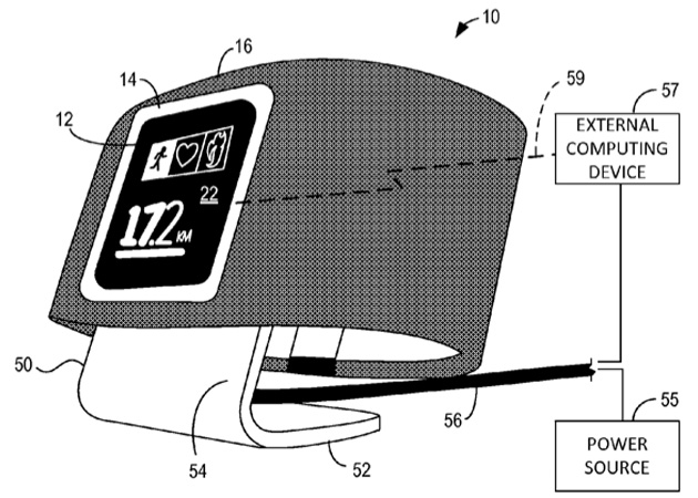 Microsoft wearable device patent