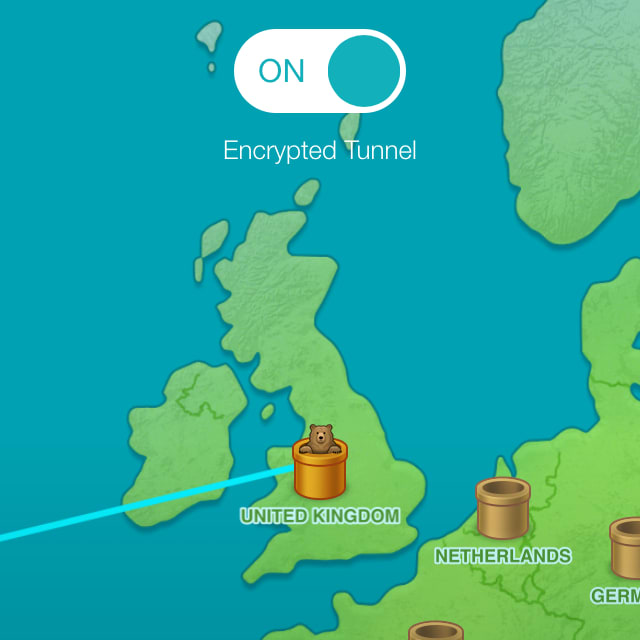 Tunnelbear Connected to the UK