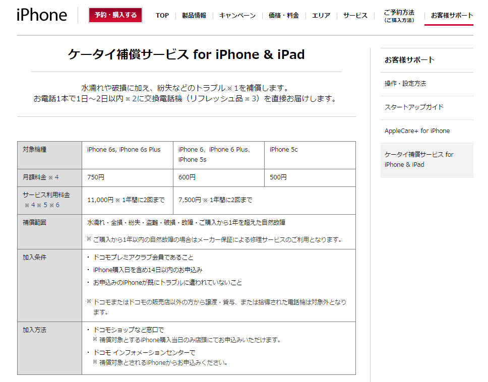 Iphone 6s 6s Plusから値上げとなったapplecare と 各キャリアの保証サービスを徹底比較 Engadget 日本版