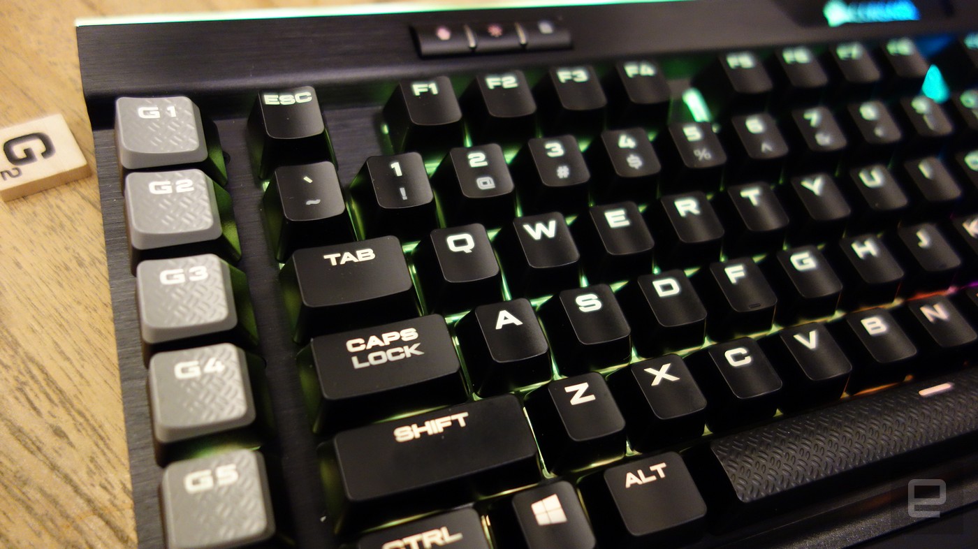 pie charter episode Corsair's new K95 gaming keyboard is surprisingly classy | Engadget