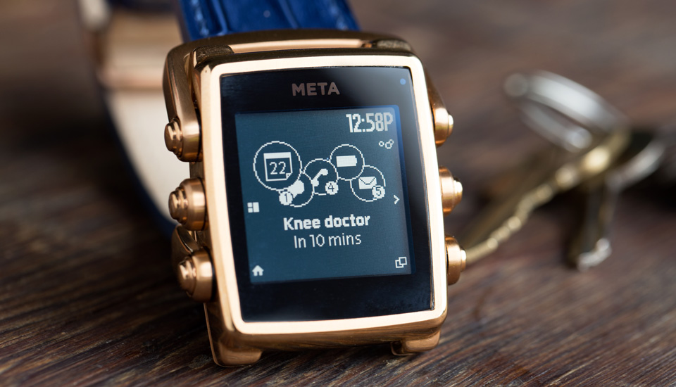 El reloj inteligente Meta M1 saldrá a la venta en septiembre