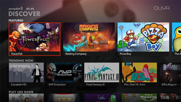 OUYA's new streamlined user interface arrives later this month