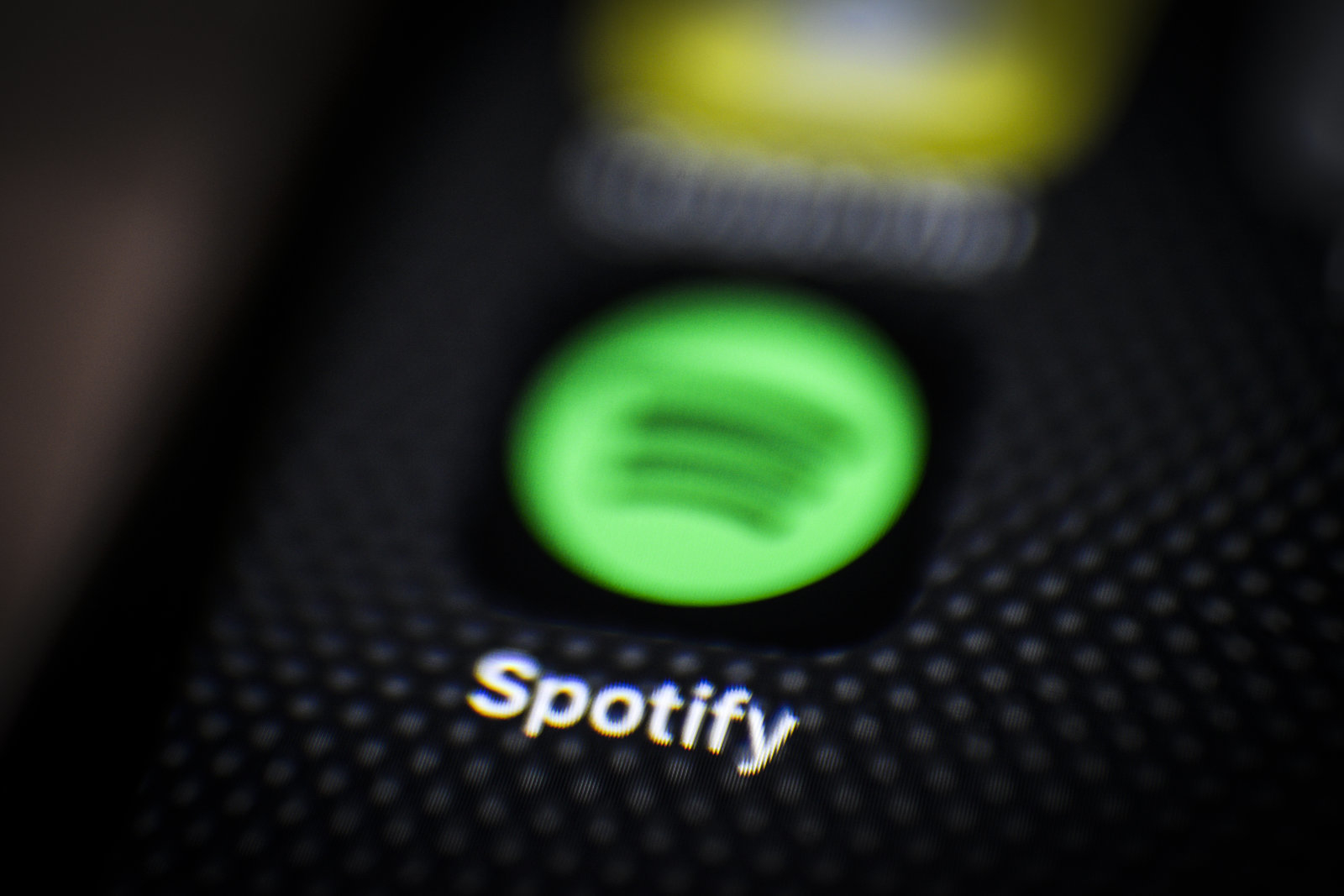 The Spotify applications is seen on an iPhone in this photo illustration on June 18, 2018. (Photo by Jaap Arriens/NurPhoto via Getty Images)