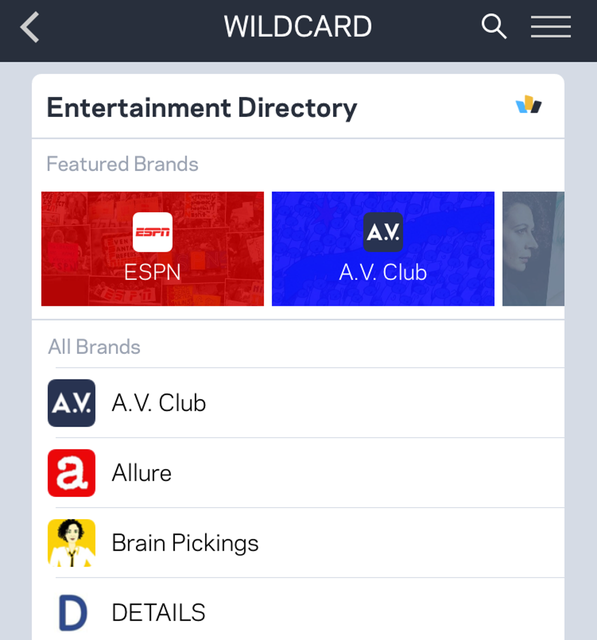 Wildcard Entertainment Directory