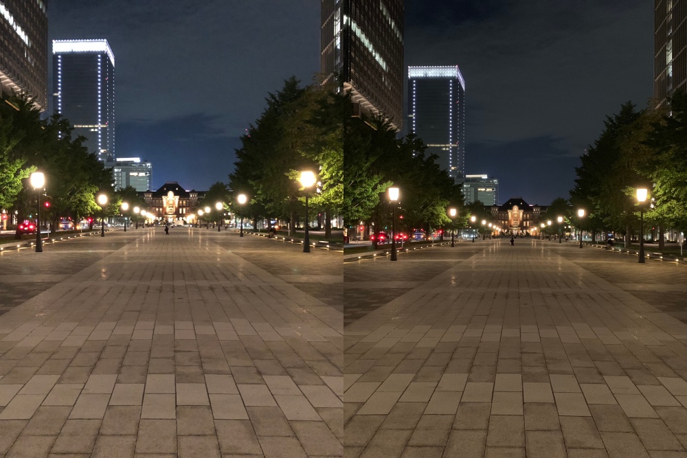 Iphone Xとiphone Xsで東京の夜景を撮り比べてみた Engadget 日本版