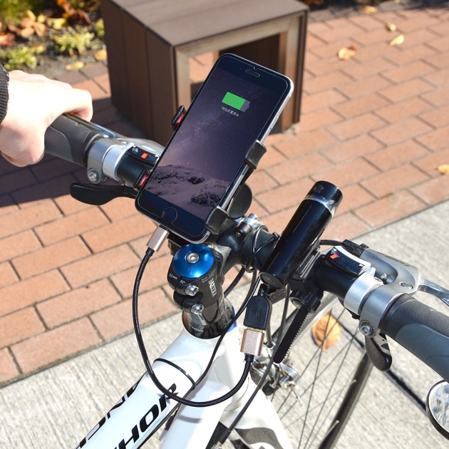 スマホも充電できる自転車用usb発電機がサンコーから ペダルを漕ぐだけで発電 出力は5v 500ma Engadget 日本版