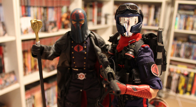 Cobra Commander and Viper from GI Joe