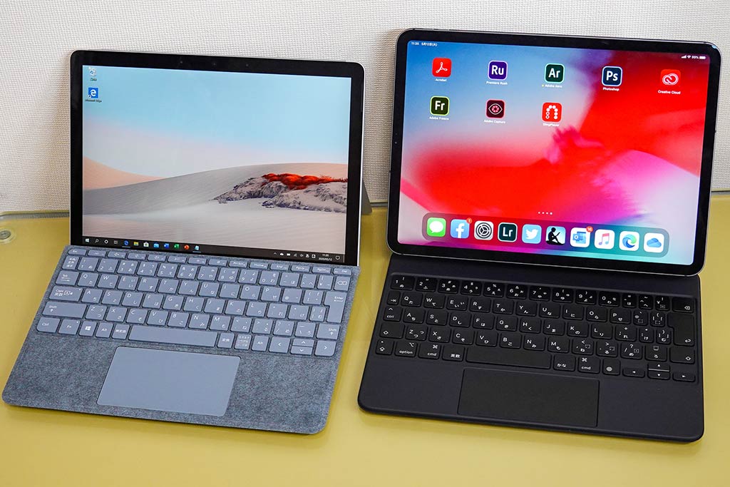 Surface Go 2とiPad Pro、純正キーボードが使いやすいのはどっちだ？ - Engadget 日本版