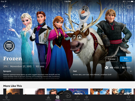 Disney launches new streaming video app, offers a free movie download as  bait | Engadget
