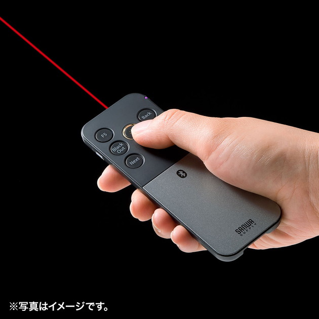 Pc Iphoneとワイヤレス接続できるプレゼン用リモコン兼レーザーポインター サンワサプライから発売 Engadget 日本版