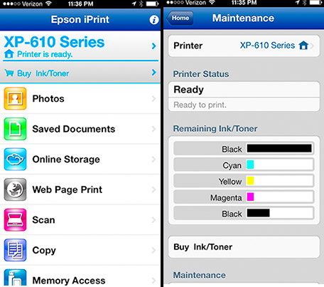 Epson iPrint Screen Shot