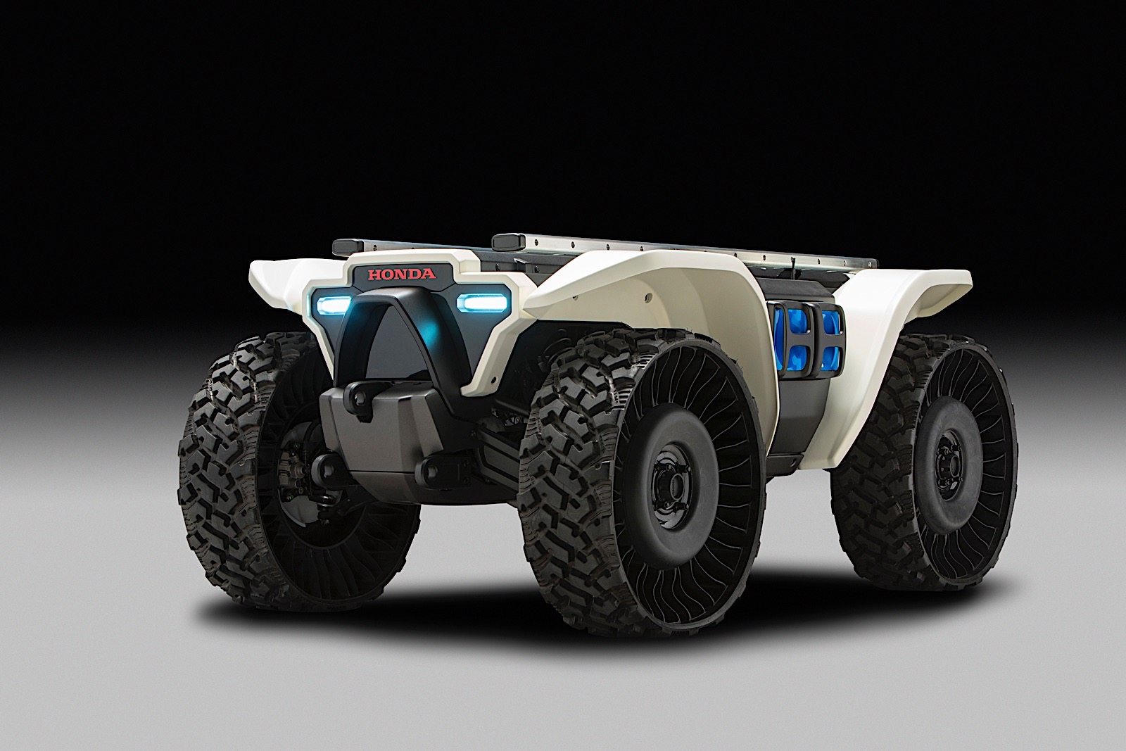 Hondaâ€™s 3E-D18 is an autonomous off-road robotic device with AI designed to support people in a broad range of work activities.