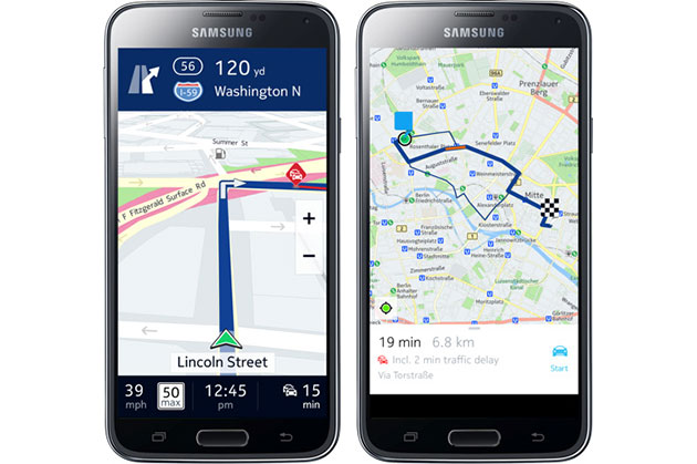Nokia's HERE Maps Comes to Samsung Galaxy Devices