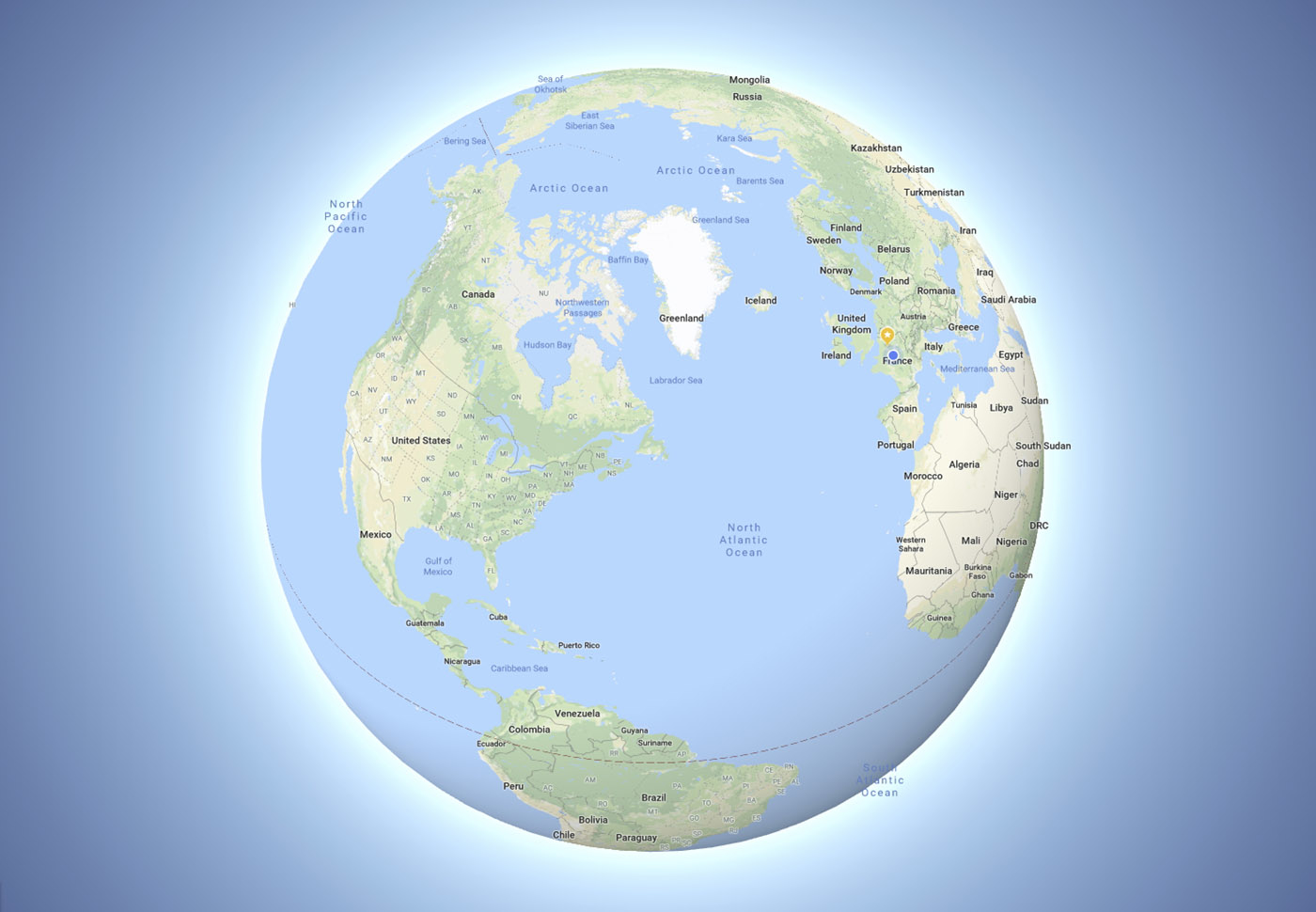 Google マップ 最縮小時に立体の地球が表示されるように Engadget 日本版