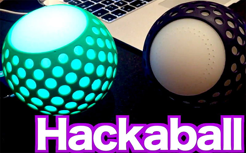 動画 光るiotボール Hackaball を試してきた Iphoneアプリでプログラミング可 Ces 16 Engadget 日本版