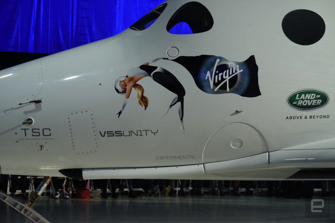 Virgin Galactic unveils the new SpaceShip Two, named the VSS Unity |  Engadget
