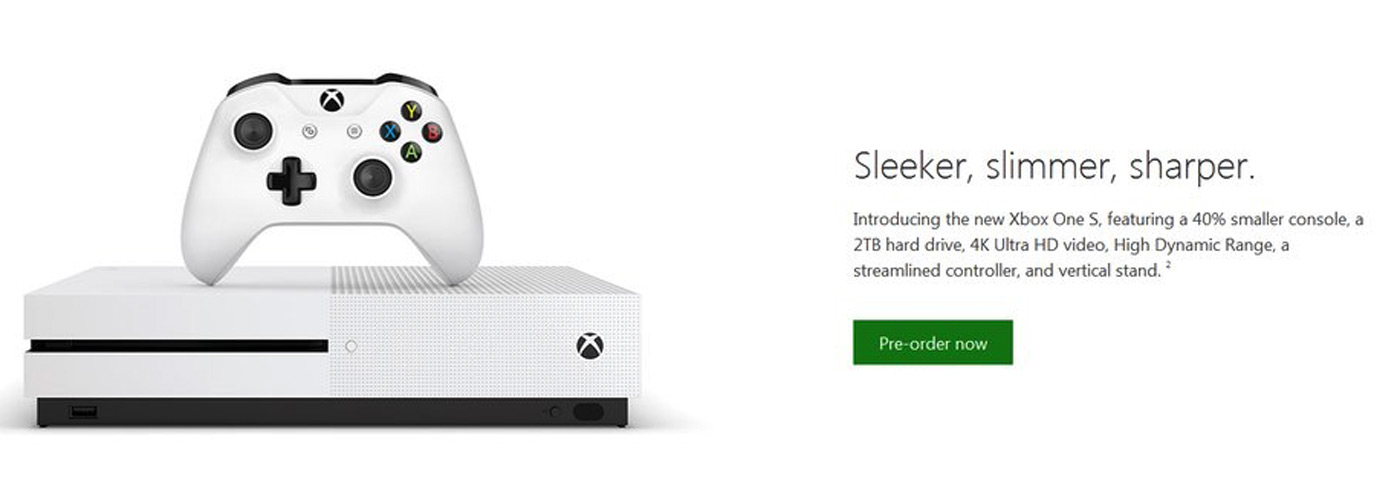 Xbox One S leaked details
