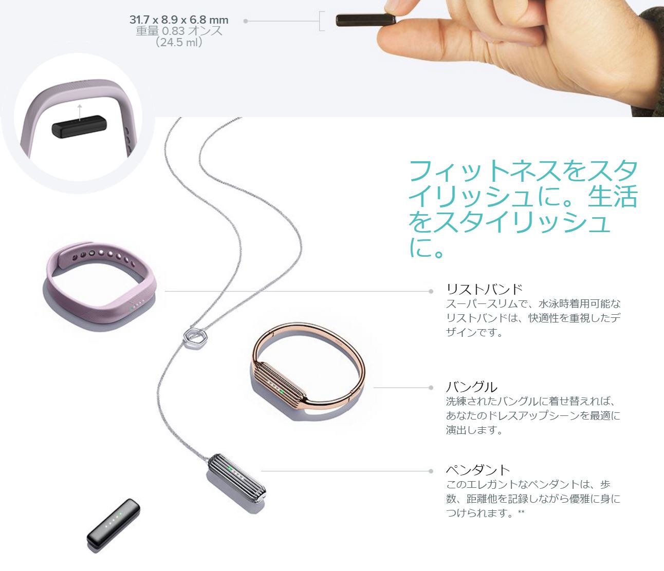 5日間活動量を測り続けるリストバンド Fitbit Flex 2 が11月25日に発売決定 同社製品初の水泳対応 Engadget 日本版