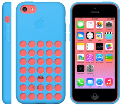 iphone 5c blue and pink