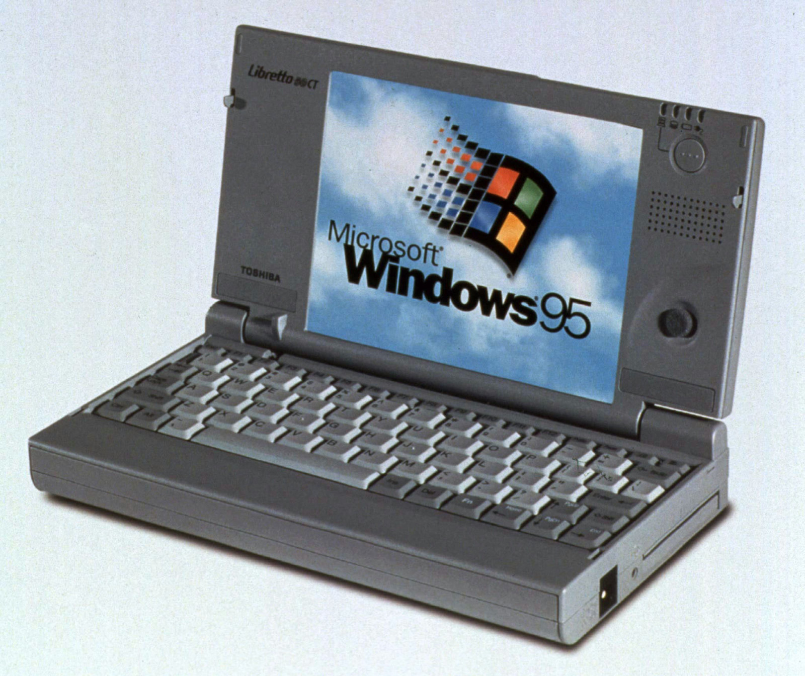 Toshiba's first mini-laptop, the Libretto 50CT was introduced at the Spring Comdex Show at the Georgia World Congress Center on June 2. The mini-notebook with a 75MHz Pentium processor, Windows 95 and a 810 million byte hard drive is expected to retail at $1,999.