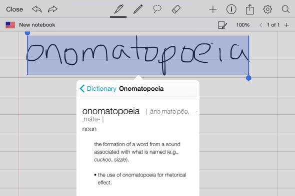 MyScript Smart Note screenshot