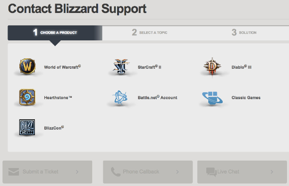 Chat support live blizzard Live chat