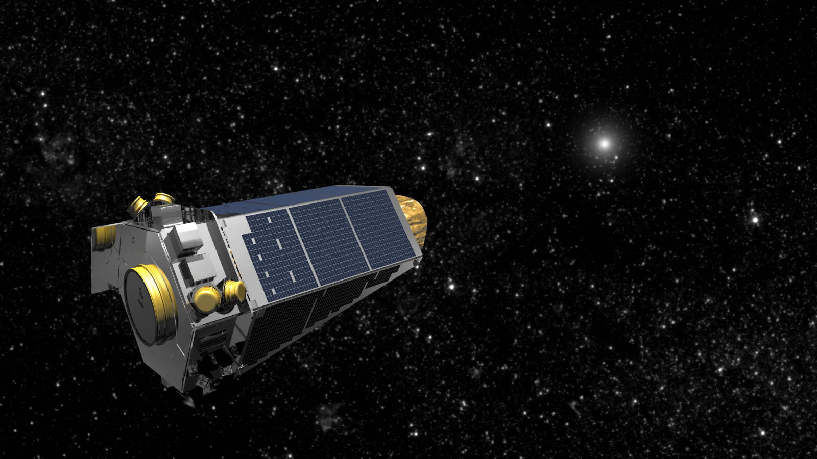 NASA's Kepler spacecraft is seen in an undated artist's rendering. During a scheduled contact on Thursday, April 7, 2016, mission operations engineers discovered that the Kepler spacecraft was in Emergency Mode and the mission has declared a spacecraft emergency. The spacecraft is nearly 75 million miles from Earth. REUTERS/NASA/Handout via Reuters  THIS IMAGE HAS BEEN SUPPLIED BY A THIRD PARTY. IT IS DISTRIBUTED, EXACTLY AS RECEIVED BY REUTERS, AS A SERVICE TO CLIENTS. FOR EDITORIAL USE ONLY. NOT FOR SALE FOR MARKETING OR ADVERTISING CAMPAIGNS