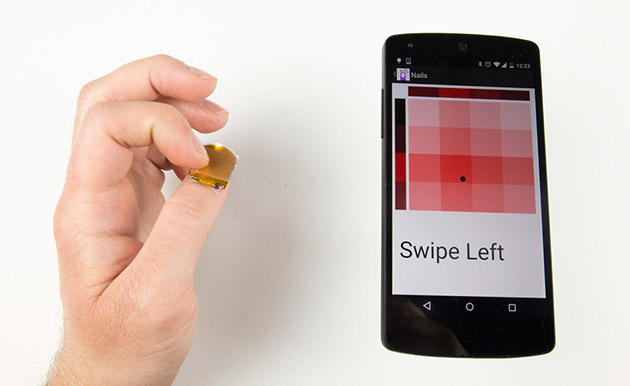Este mini trackpad se usa sobre la uña de tu pulgar (video)