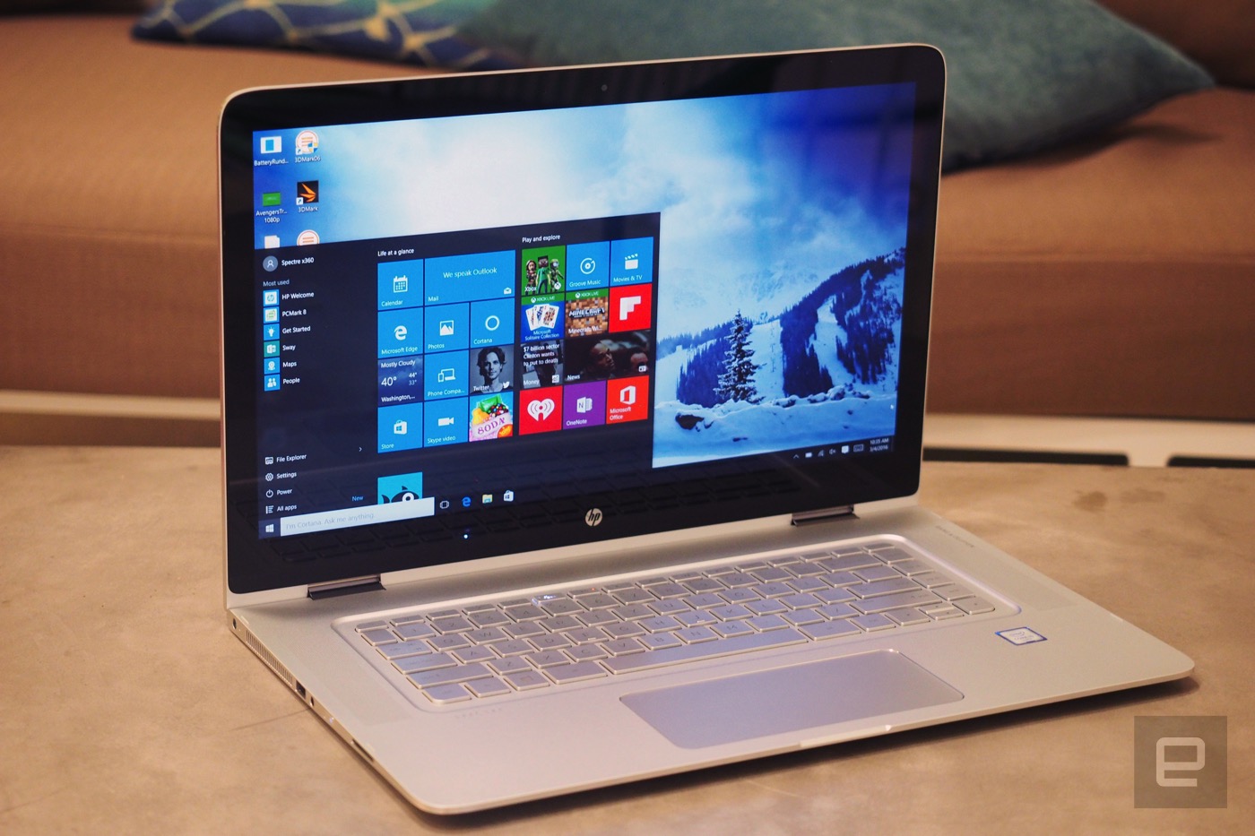 HP's 15-inch Spectre x360: Come for the screen, stay for the battery life |  Engadget