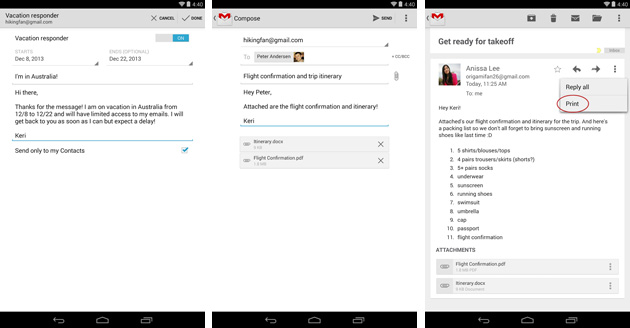 Gmail 4.7 for Android