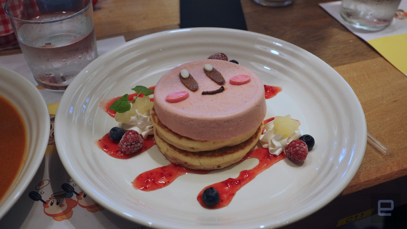 Pink Fluffy Dining At The Kirby Cafe Engadget