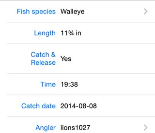 FishBrain Fishing Reports screen shot