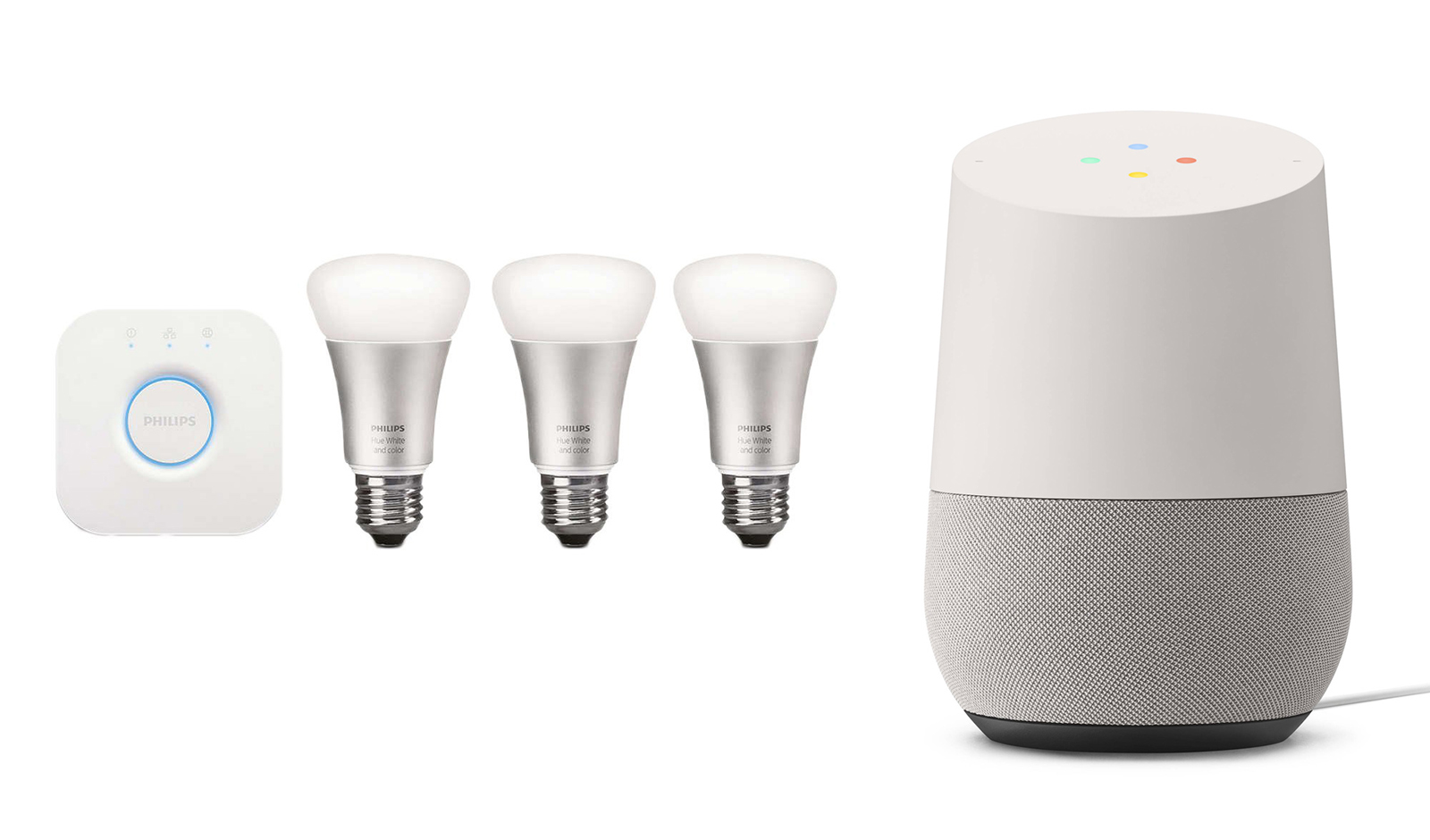 google home mini philips hue bundle