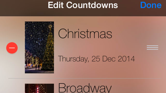 Widget Countdown screenshot