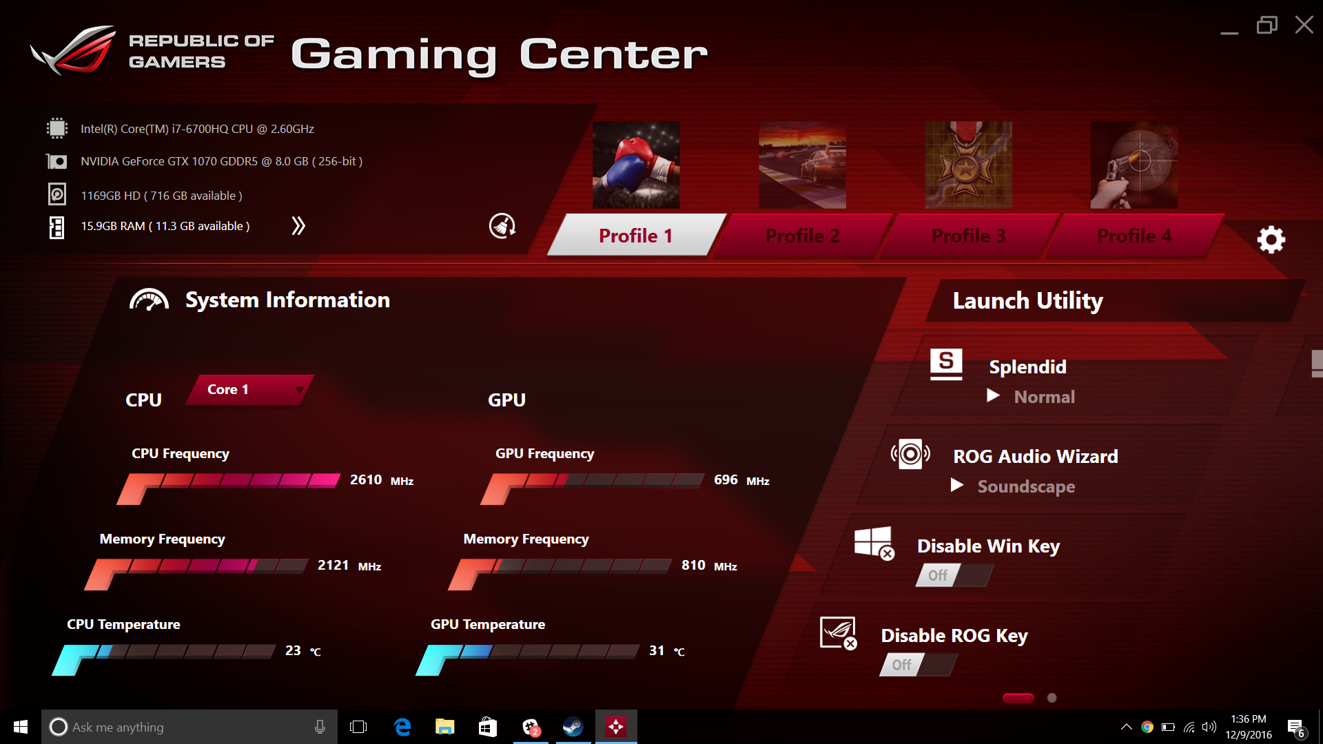 ASUS ROG Strix GL502VS is a mid-range and VR-ready 