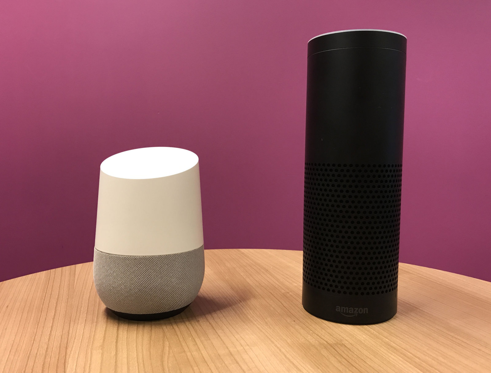 Embargoed to 0800 Wednesday October 25 File photo Google Home (left) and Amazon's Echo (right), as nearly a quarter of British households now contain a smart home product, according to new research.