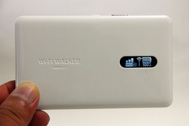 Wi-Fi WALKER WiMAX 2+ NAD11 レビュー：小型で11ac 5GHz対応のNEC製 