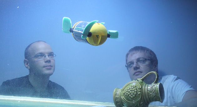 U-CAT robot sea turtle