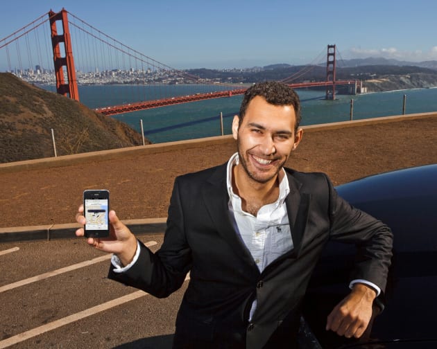 San Francisco, California, USA. 24th Sep, 2013. Book a car with the Uber mobile app, and a driver like ILKER SELTURK will show u