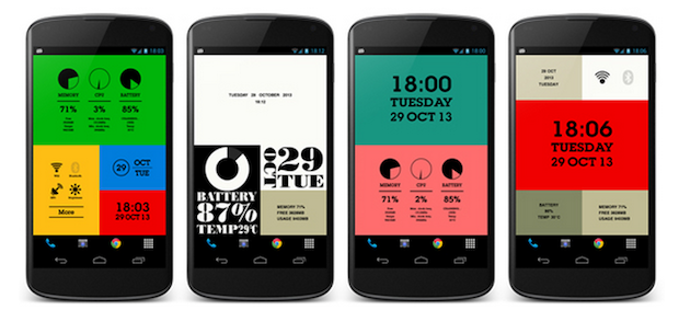Biglobe Widgethome 公開 Androidの 使いにくくてダサい に応えるタイポグラフィ型ホームアプリ Engadget 日本版