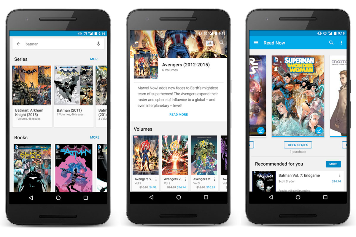 Google Play Books is more comic friendly thanks to vertical scrolling |  Engadget