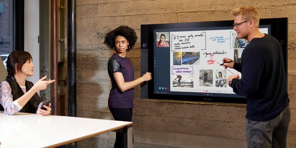 Microsoft's Surface Hub pen display costs from $6,999 to $19,999