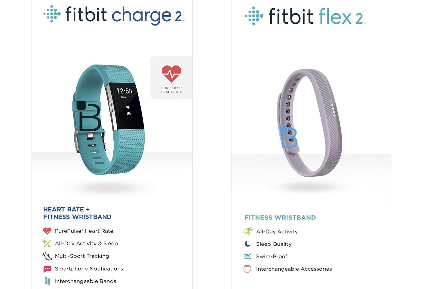 Fitbit's Charge 2 and Flex 2 wearables | Engadget