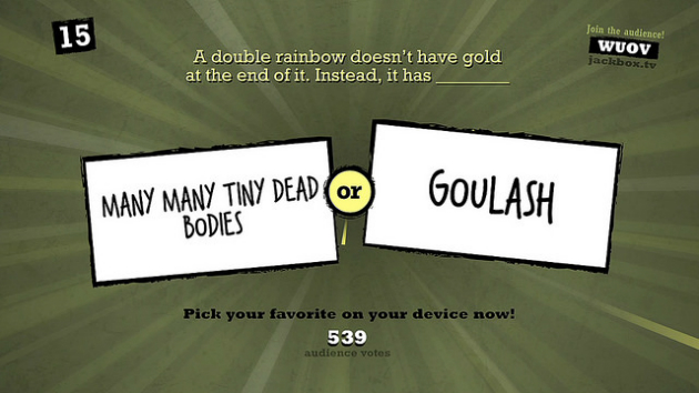 Quiplash,' a streaming party game for 10,000 people | Engadget