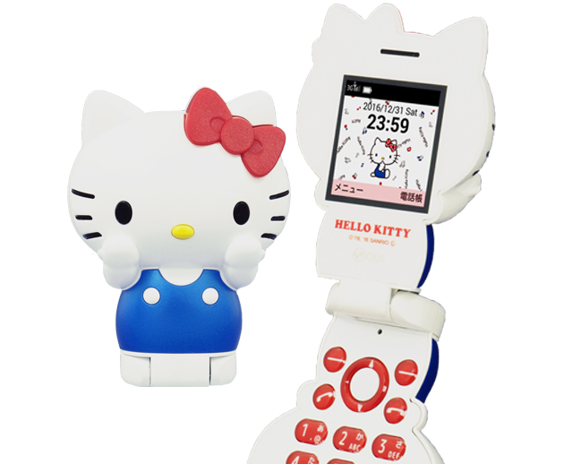 キティちゃん型携帯電話 ハローキティフォン ついに発売 Ip電話の無料通話分を増量する発売記念キャンペーンも Engadget 日本版