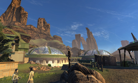 STO Romulan Colony landscape
